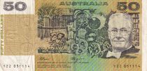 Australia 50 Dollars - Howard W. Florey - Ian Clunies-Ross - 1989 - F - P.47g