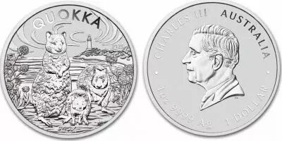 Australia Australia 1 Dollar Charles III - Quokka 1 Oz 2024