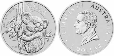 Australia Australie 1 Dollar Elizabeth II - Koala 1 Oz 2024