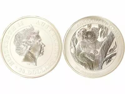 Australia Elizabeth II - Silver Dollar, Kilo, Koala - 2013 P Perth