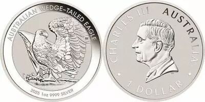 Australia Wedge-Tailed Eagle - 2025 1 Oz