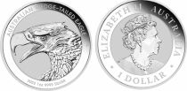Australie 1 Dollar Elisabeth II - Aigle - Once 2022 - Argent