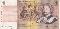 Australie 1 Dollar Elisabeth II - Kangourou - 1979 - TTB - P.42c