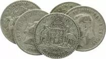 Australie 1 Florin George VI - Argent - 1952