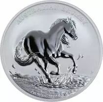 Australie 1 Once Argent - Brumby (Cheval) Australie 2020
