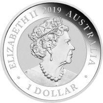 Australie 1 Once argent AUSTRALIE 2019 - Oiseau de Paradis Manucodia