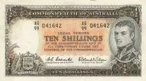 Australie 10 Shillings - Matthew Flinders - ND (1961-65) - P.33
