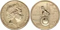 Australie 2 Dollars Elisabeth II - Invictus Games - 2018 Colorisée