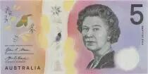 Australie 5 Dollars Elisabeth II - Parlement - 2016 - Polymer