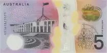 Australie 5 Dollars Elisabeth II - Parlement - 2016 - Polymer