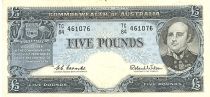 Australie 5 Pounds  - Sir John Franklin - 1960