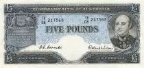 Australie 5 Pounds  - Sir John Franklin - ND (1954-59) - P.31
