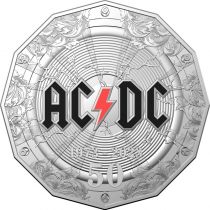 Australie 50 ans d\'AC/DC - Coincard - 50 Cents 2023 - Couleur