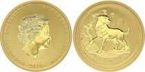 Australie 50 Dollars Elisabeth II - Chien 1/2 Once Or 2018