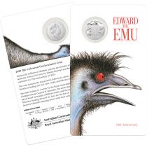 Australie Edward l\'Emu - Coincard - 20 Cents 2023 - Couleur