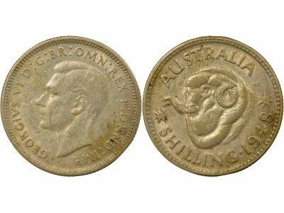 Australie George VI - Shilling - 1948 Melbourne