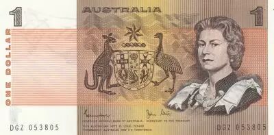 Australien 1 Dollar  Elizabeth II - Australia - 1983 - Serial DGZ