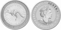 Australien 1 Dollar Elizabeth II - Kangaroo 1 Oz Silver 2022