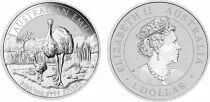 Australien 1 Dollar Emu -  1 Oz Silver 2021
