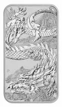 Australien 1 Ounce Silver Rectangle - Dragon 2023