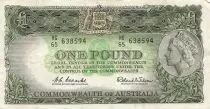 Australien 1 Pound - Elizabeth II - ND (1961-1965) - P.34