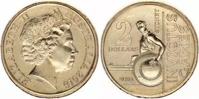 Australien 2 Dollars Elizabeth II - Invictus Games - 2018 Colorised