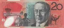 Australien 20 Dollars Mary Reibey - John Flynn - 2008 - P.59 - UNC - Polymer