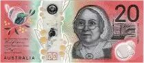 Australien 20 Dollars Mary Reibey - John Flynn - 2019 - UNC Polymer