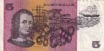 Australien 5 Dollars - Sir Joseph Banks - Caroline Chisholm - 1990 - F - P.44f