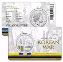 Australien 50 Cents Australia at war - Korean war 2016