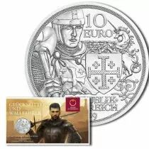 Austria  10 Euro - Adventure & Godefroy de Bouillon - Serial Cavalier - Silver