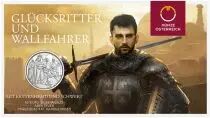 Austria  10 Euro - Adventure & Godefroy de Bouillon - Serial Cavalier - Silver