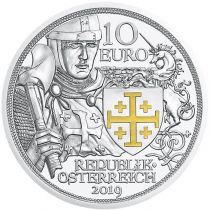Austria  10 Euro - Adventure & Godefroy de Bouillon - Serial Cavalier - Silver Proof - 2019