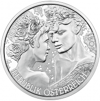 Austria  10 Euro - Rose - Silver - 2021