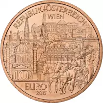 Austria 10 Euros Copper - Vienna - 2015