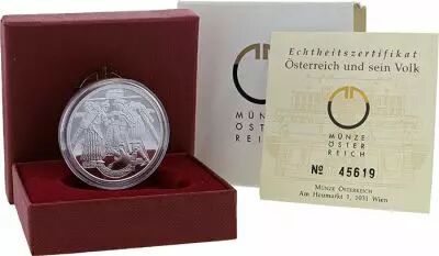 Austria 10 Euros Silver Proof - Hof\'s Castle