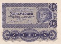 Austria 10 Kronen - Child - 1922 - P.75