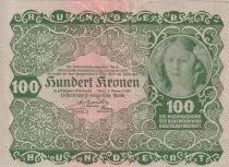 Austria 100 Kronen - Woman - 1922 - P.77