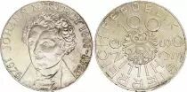 Austria 100 schilling, 175 e Anniversary of Johann Nestroy  - 1976