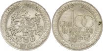 Austria 100 schilling, 500 th anniversary of Hall mint - 1975