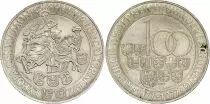 Austria 100 schilling, 500 th anniversary of Hall mint - 1975