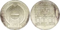 Austria 100 shilling, 20ème anniv.- Traité de Strate 1975