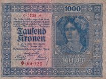 Austria 1000 Kronen - Woman - 1922 - P.78