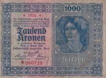 Austria 1000 Kronen - Woman - 1922 - P.78
