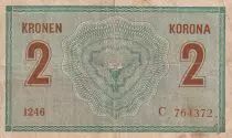Austria 2 Korona - Young girl - 1914 - Serial C - P.17b