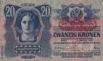 Austria 20 Kronen - Woman - Arms - 1913 - P.14