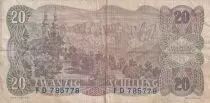 Austria 20 Schilling - Auer v. Welsbach - Landscape - 1956 - Serial FD - P.136