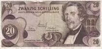 Austria 20 Schilling - Carl Ritter - 1967 - Serial J - P.142