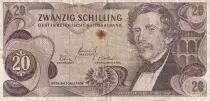 Austria 20 Schilling - Carl Ritter - 1967 - Serial K - P.142
