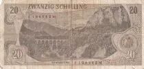 Austria 20 schilling - Carl Ritter - Serial JM - 1967 - P.142